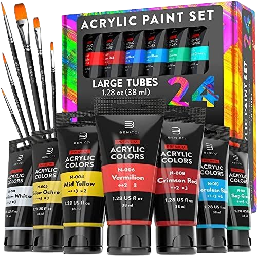 Acrylic Set – 24 Colors